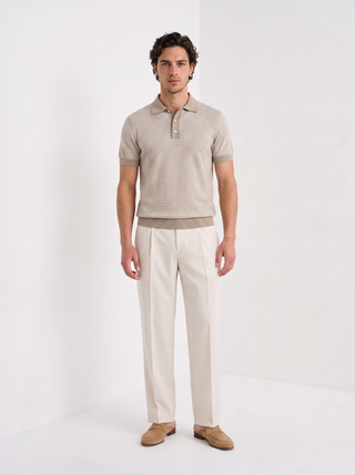 Camiseta Polo de Cuello en V Ligera
