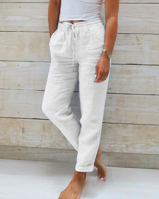 👖 ¡50% DESCUENTO! 🌿 Pantalones Flexibles y Transpirables de Lino Kali – Ligero, Ajuste Cómodo y Estilo Casual ☀️