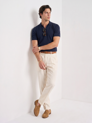 Camiseta Polo de Algodón Fino