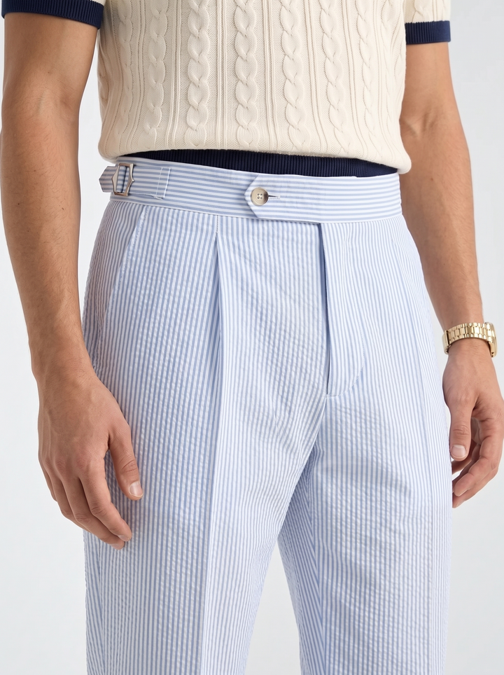 Pantalones de Rayas de Dinero Antiguo