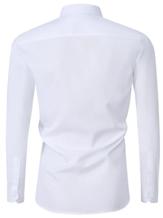 Elvoria | Camisa elegante de manga larga con botones