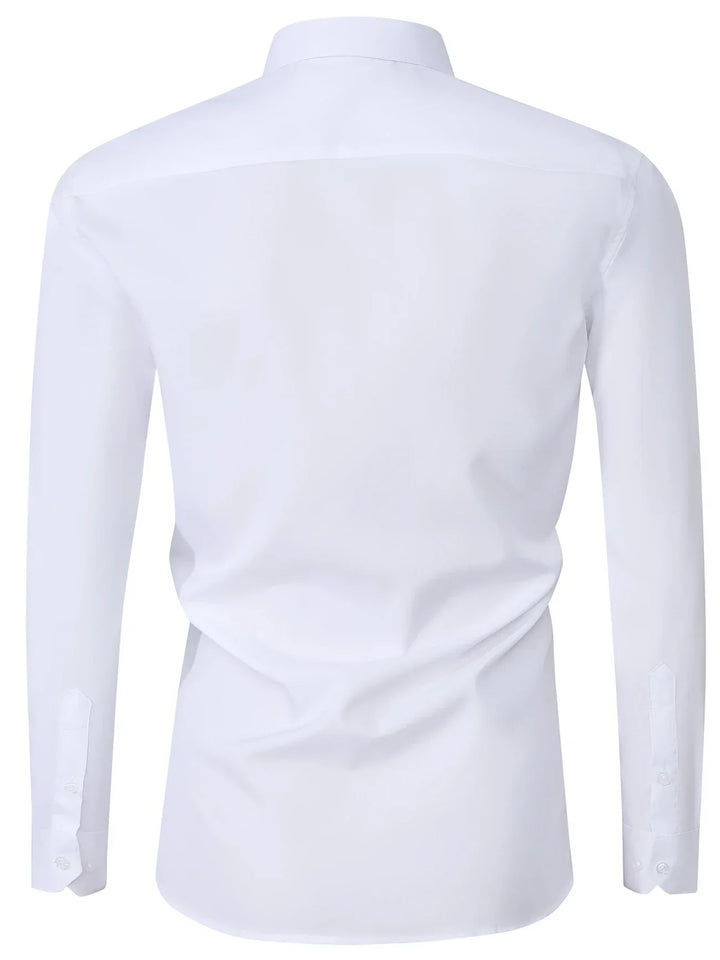 Elvoria | Camisa elegante de manga larga con botones