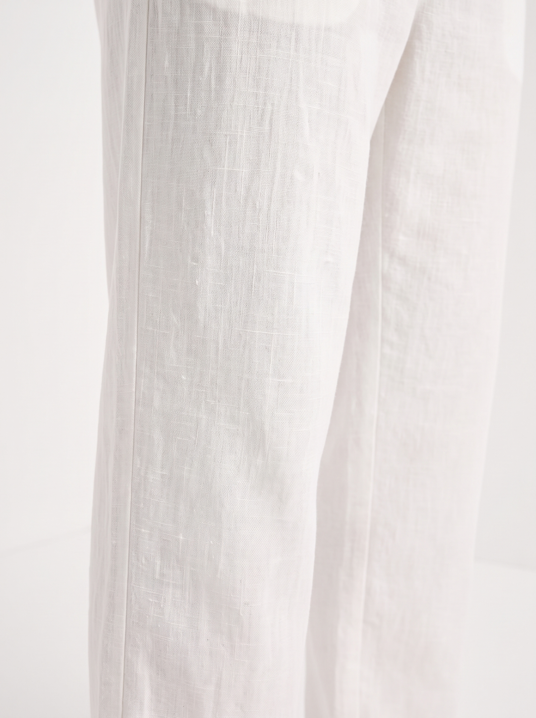 Pantalones de Lino con Cordón
