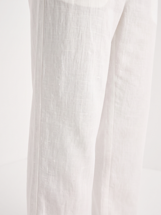 Pantalones de Lino con Cordón
