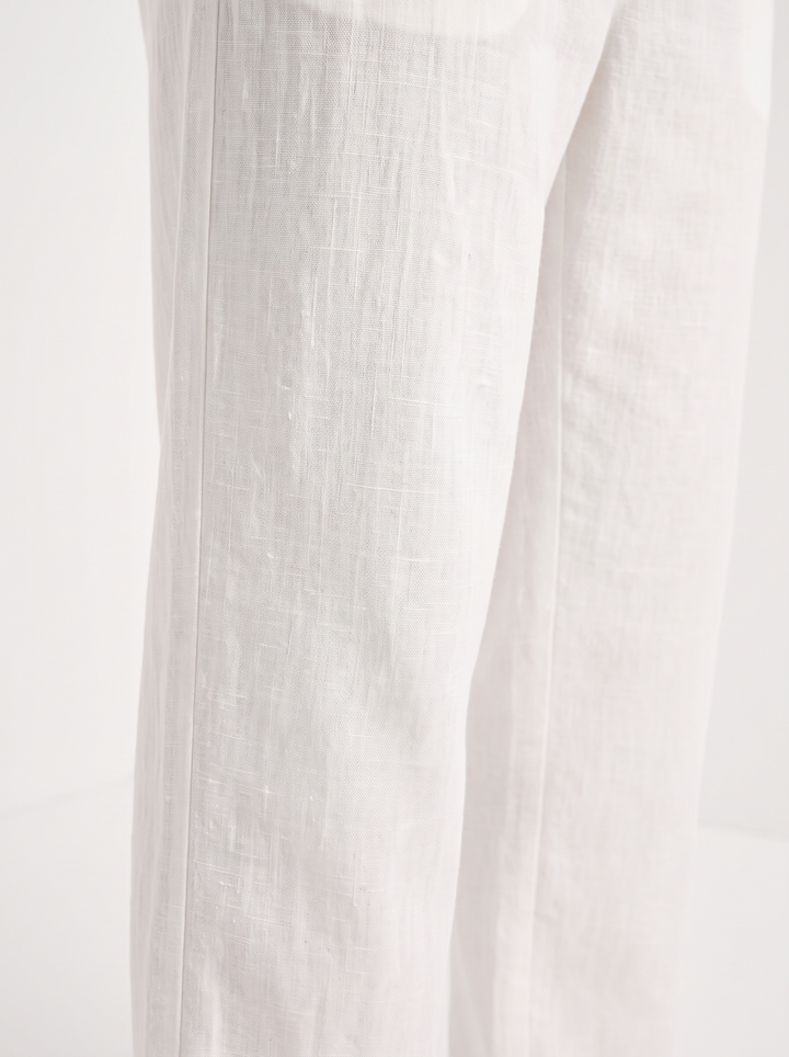 Pantalones de Lino con Cordón