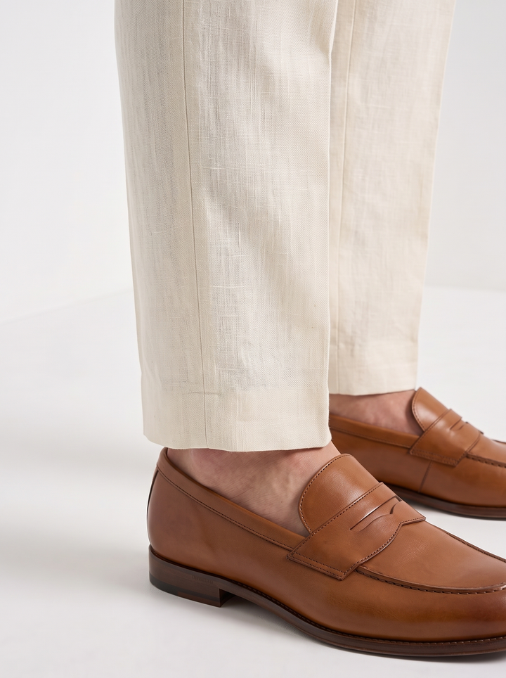Pantalones de Lino 100% para Negocios
