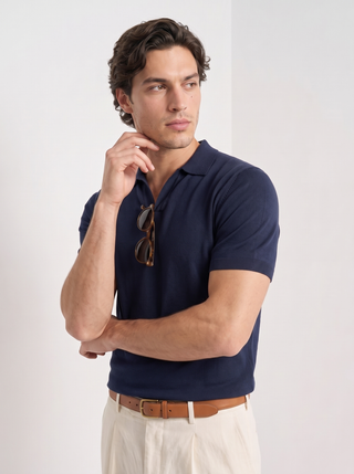 Camiseta Polo de Algodón Fino