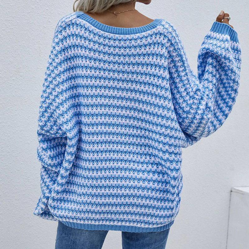 Pull De Tricot Casual A Rayas