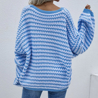 Pull De Tricot Casual A Rayas