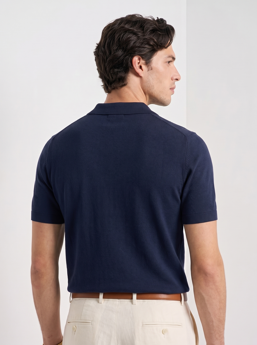 Camiseta Polo de Algodón Fino