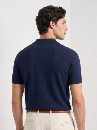 Camiseta Polo de Algodón Fino