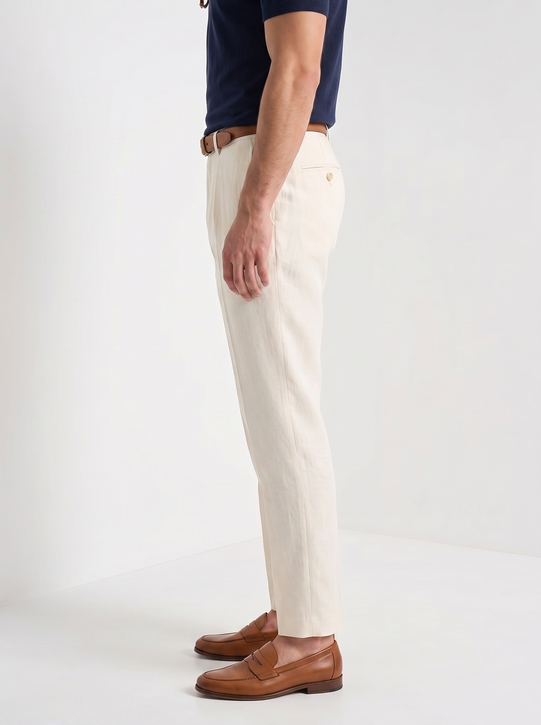 Pantalones de Lino 100% para Negocios