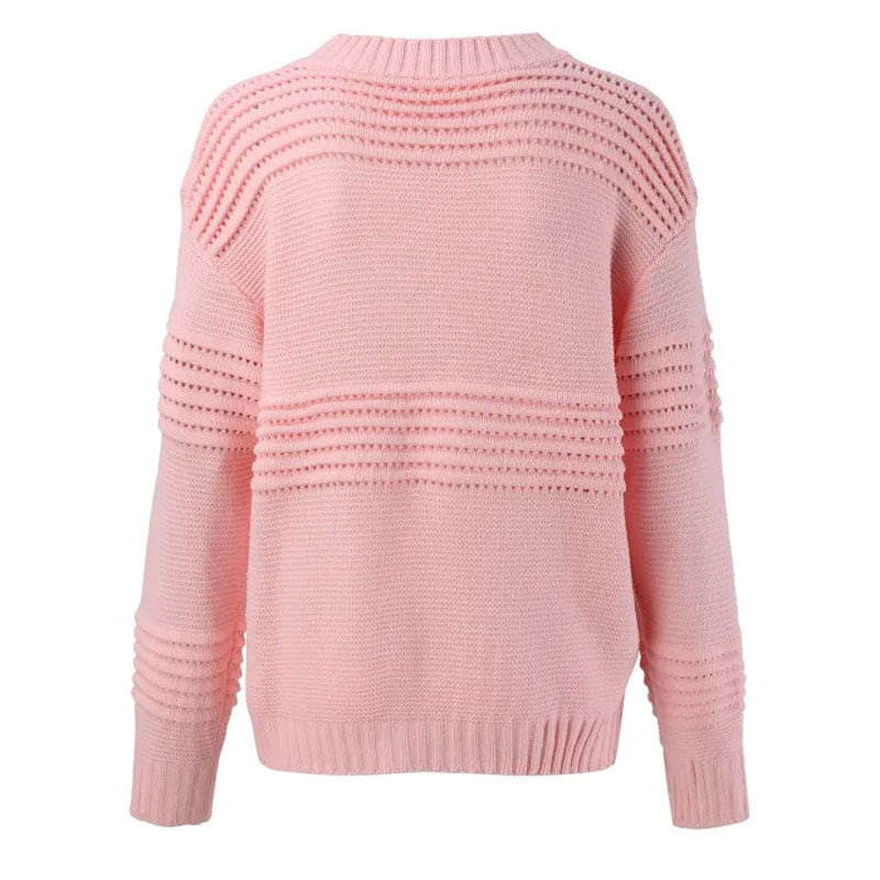 Jersey de Punto Hueco Casual
