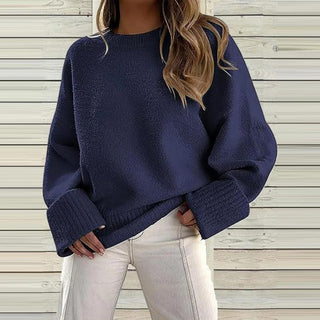 Sudadera Casual de Color Sólido