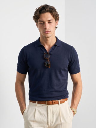 Camiseta Polo de Algodón Fino