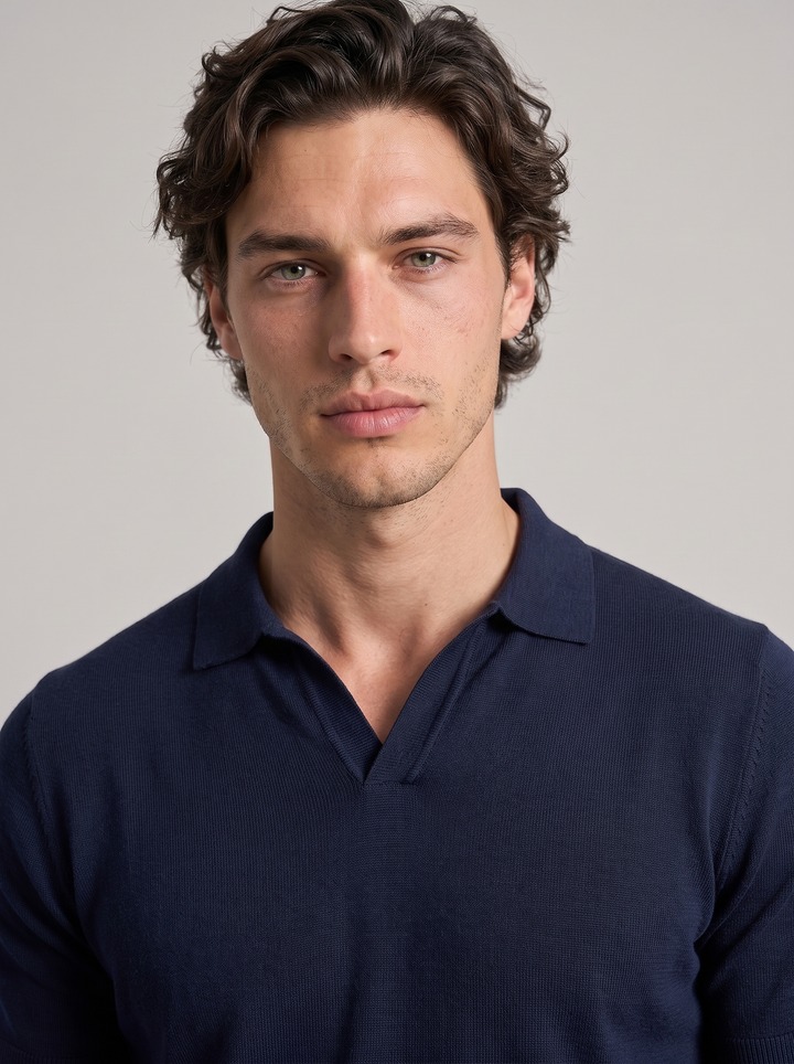 Camiseta Polo de Algodón Fino