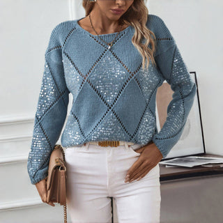 Suéter de Tricot Hueco Casual