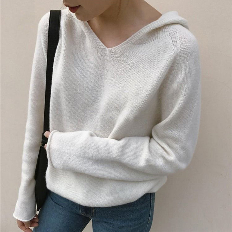 Sudadera Con Capucha De Color Sólido