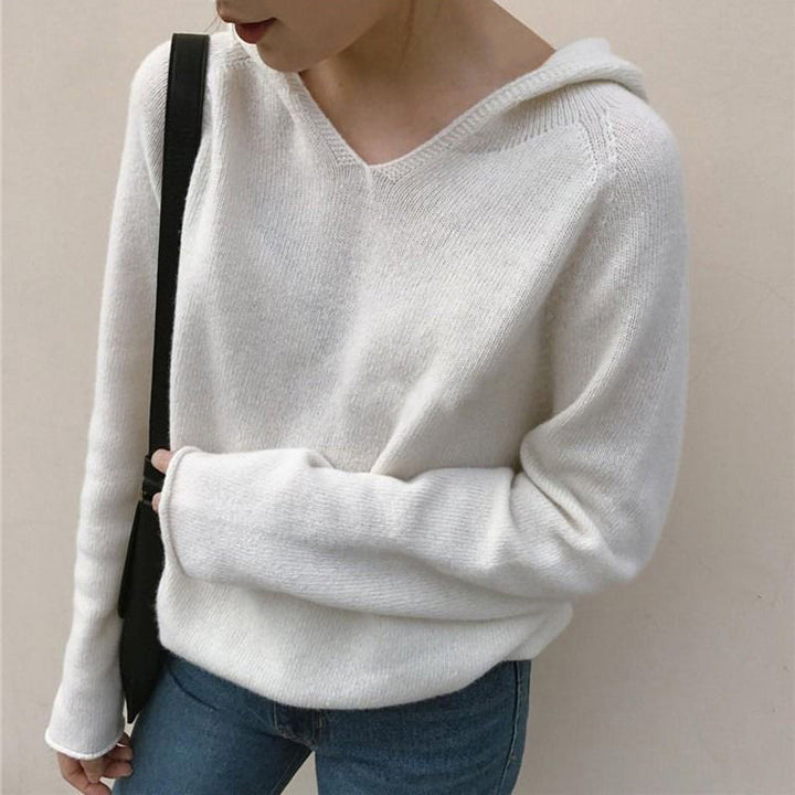 Sudadera Con Capucha De Color Sólido