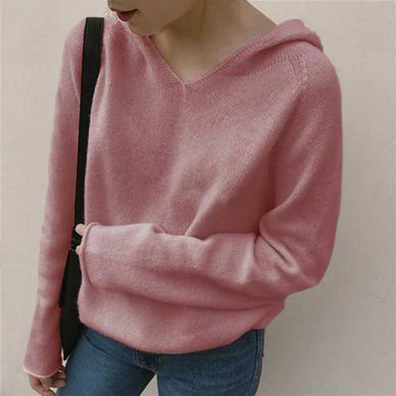 Sudadera Con Capucha De Color Sólido