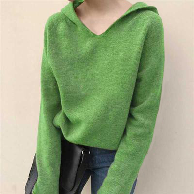 Sudadera Con Capucha De Color Sólido