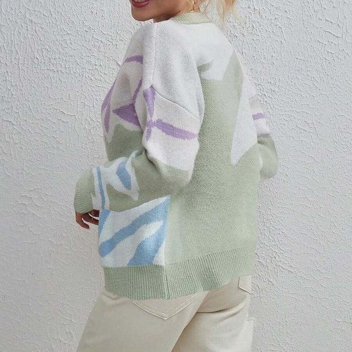 Sudadera Descontracturada A Rayas De Colores