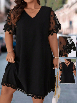 Vestido elegante y versátil para tallas cómodas para mujeres de talla grande