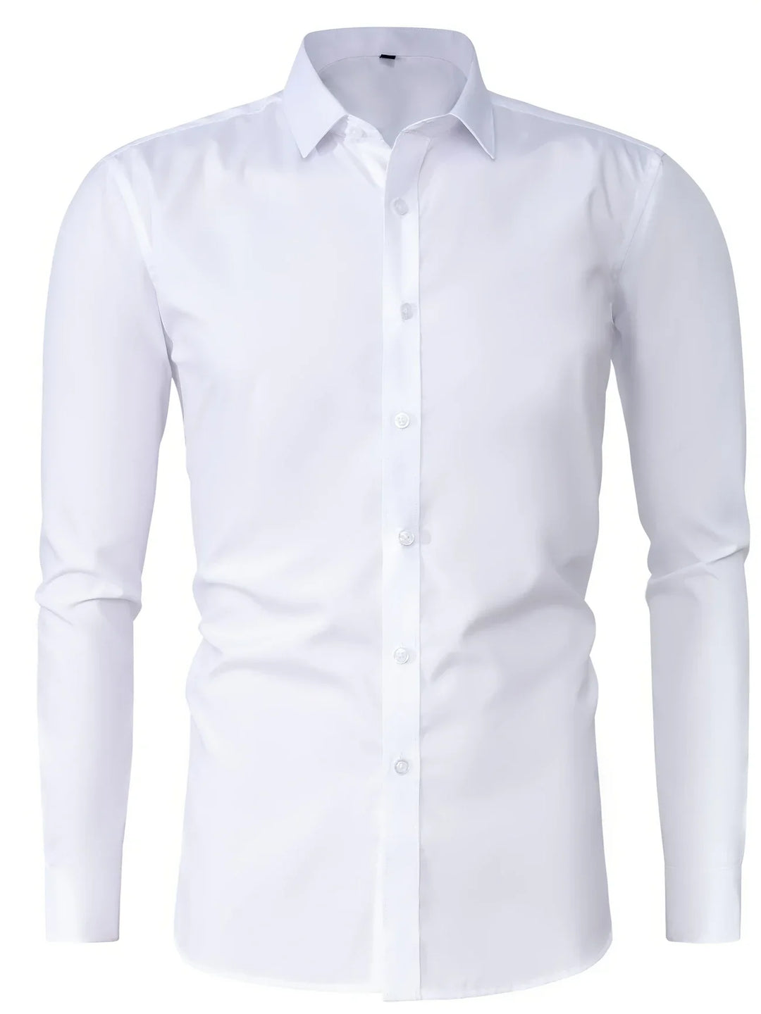 Elvoria | Camisa elegante de manga larga con botones