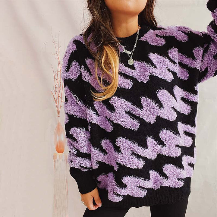 Suéter de Tricot Amplio y Casual