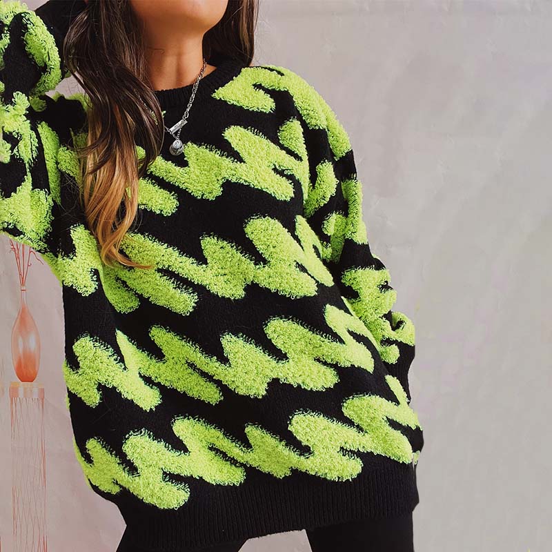 Suéter de Tricot Amplio y Casual