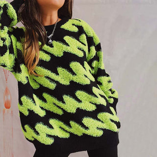 Suéter de Tricot Amplio y Casual
