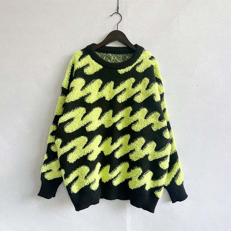 Suéter de Tricot Amplio y Casual