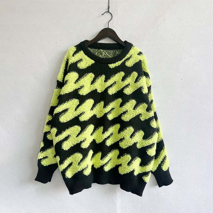 Suéter de Tricot Amplio y Casual