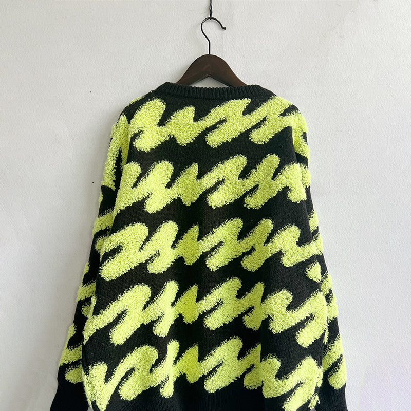 Suéter de Tricot Amplio y Casual