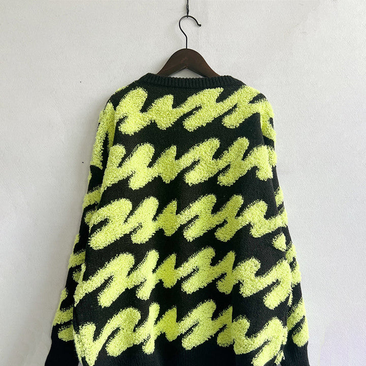 Suéter de Tricot Amplio y Casual