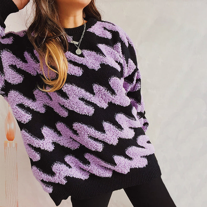 Suéter de Tricot Amplio y Casual