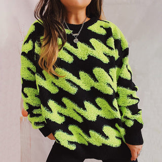 Suéter de Tricot Amplio y Casual
