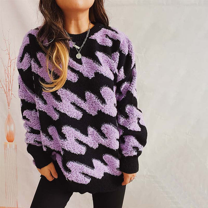 Suéter de Tricot Amplio y Casual