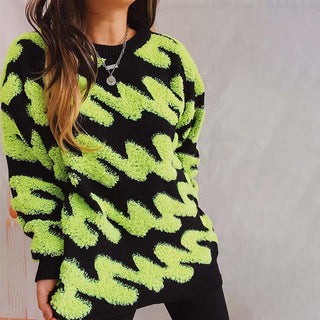 Suéter de Tricot Amplio y Casual