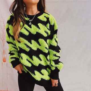 Suéter de Tricot Amplio y Casual