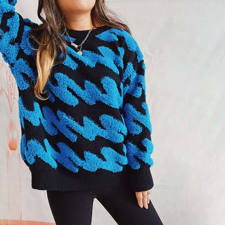 Suéter de Tricot Amplio y Casual