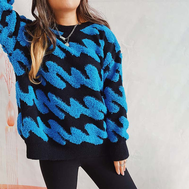 Suéter de Tricot Amplio y Casual