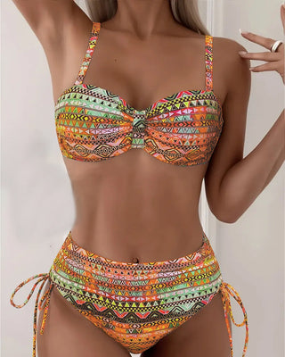 Jada™ | Conjunto de bikini con estampado étnico sexy