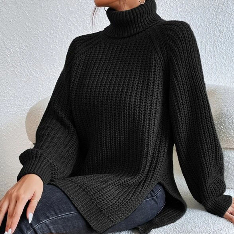 Suéter Casual de Cuello Alto