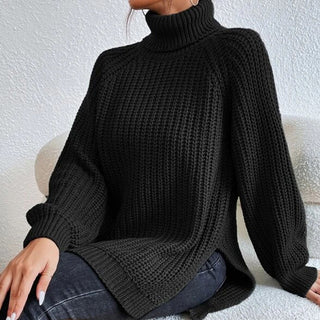 Suéter Casual de Cuello Alto