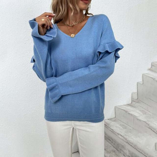 Sudadera Casual de Color Sólido