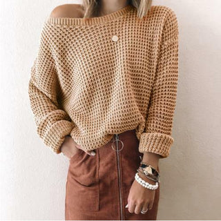 Pull Elegante De Color Sólido