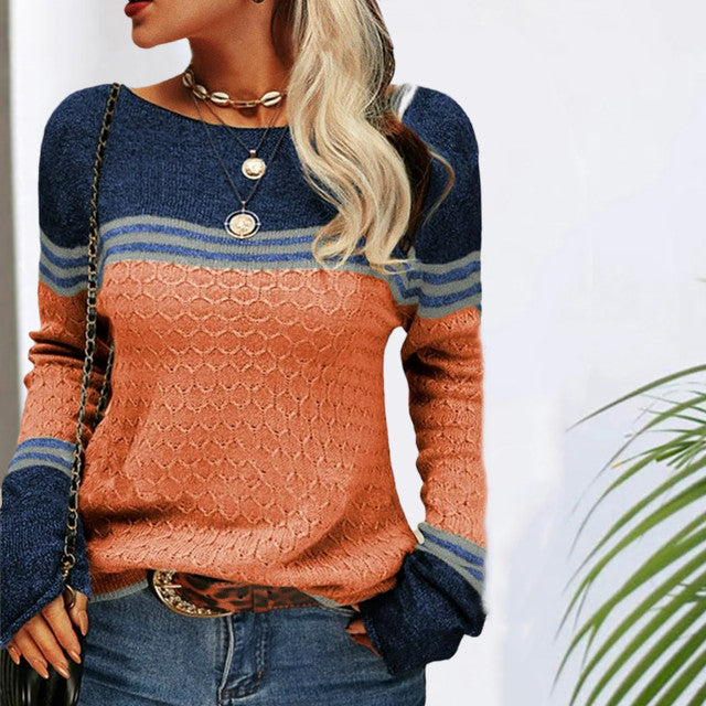 Pull De Tricot Rayado Casual