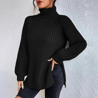Suéter Casual de Cuello Alto