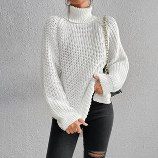 Suéter Casual de Cuello Alto